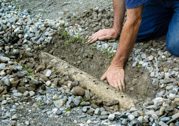 French Ditch Installation in North Ridgeville